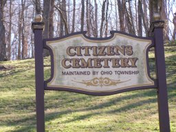 Markers &raquo; markers &raquo; Undergroung RR Sites, should be on Freedom Trail &raquo; Citizens Cemetery, SR 132, New Richmond